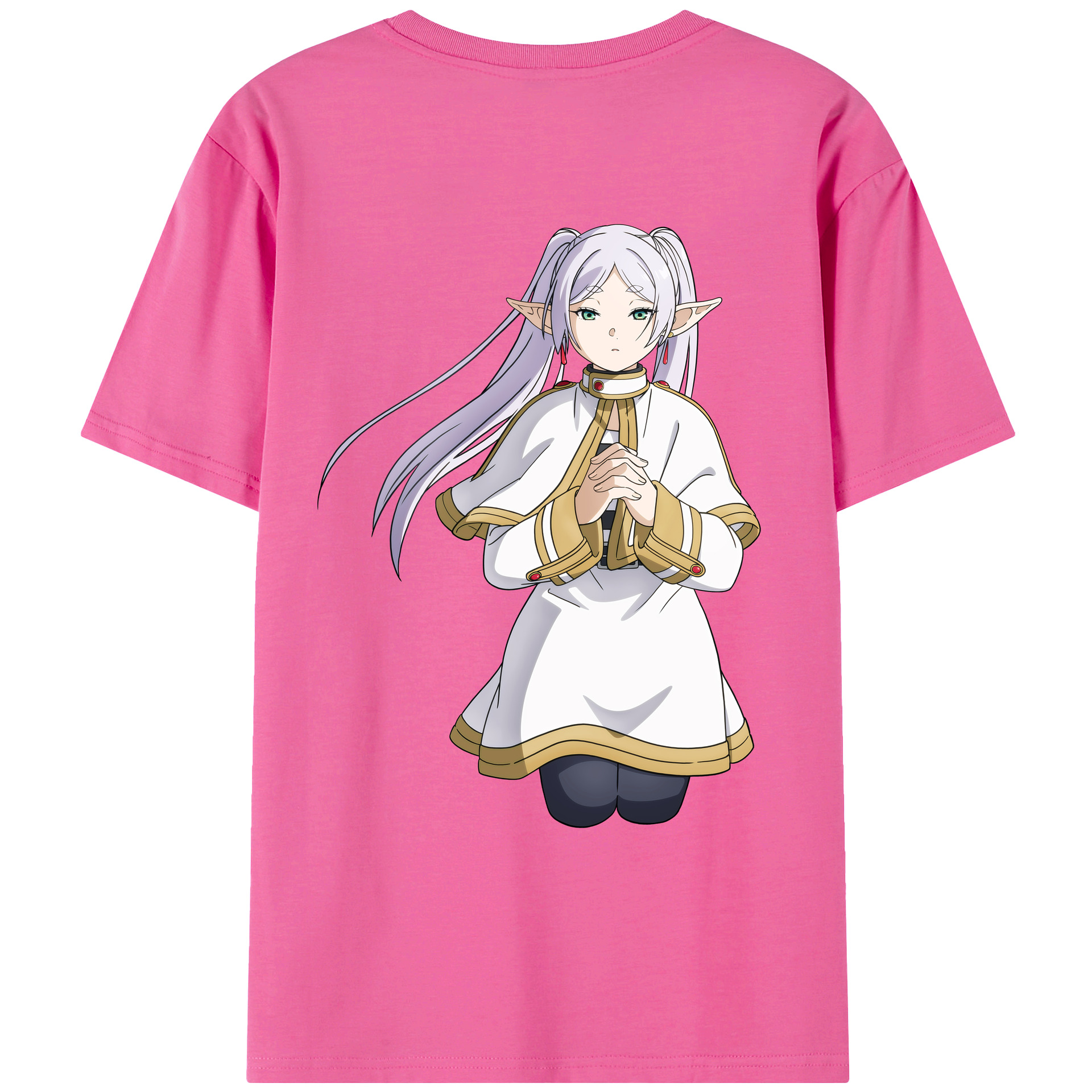 （画像用） 葬送のフリーレン Frieren レディース半袖Tシャツ(バックプリント)
